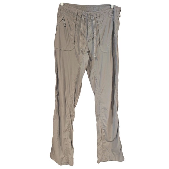 The North Face Pants - The North Face Womens Gray Hiking‎ Pants Convertible Drawstring Waist